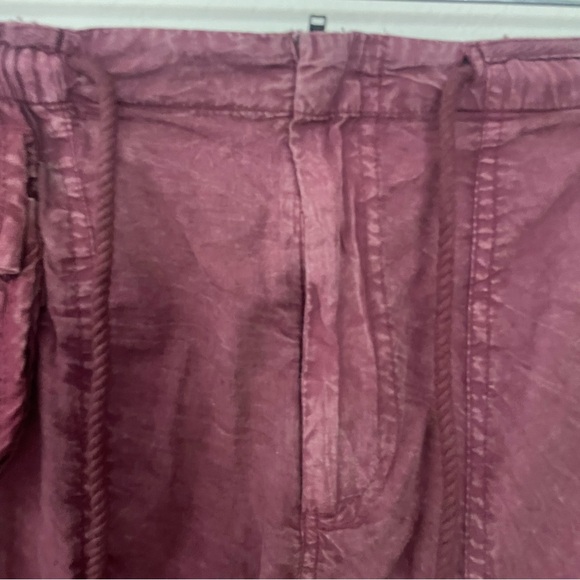 Free People Moon Bay Parachute Shorts in Maroon Size L - Picture 4 of 6